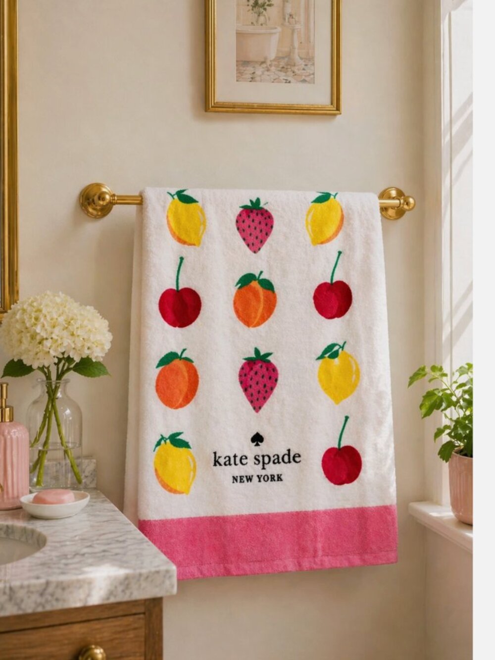 Kate Spade 100% Cotton Pool Beach Towel 36"x 72"
